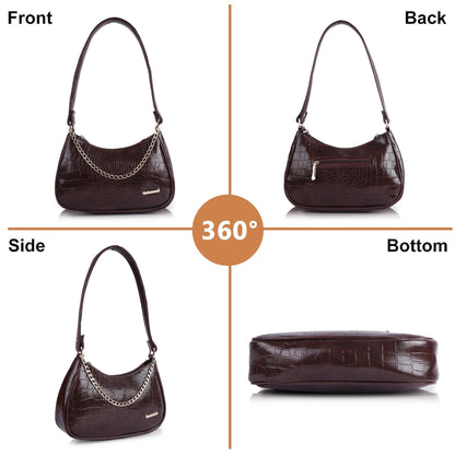 Latest Cross Body Sling Bag for Woman Croco Design Ladies Sling Bags for Women Stylish Purse for Women Sling Bag