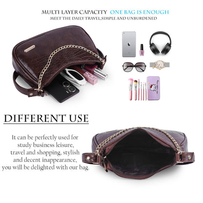 Latest Cross Body Sling Bag for Woman Croco Design Ladies Sling Bags for Women Stylish Purse for Women Sling Bag