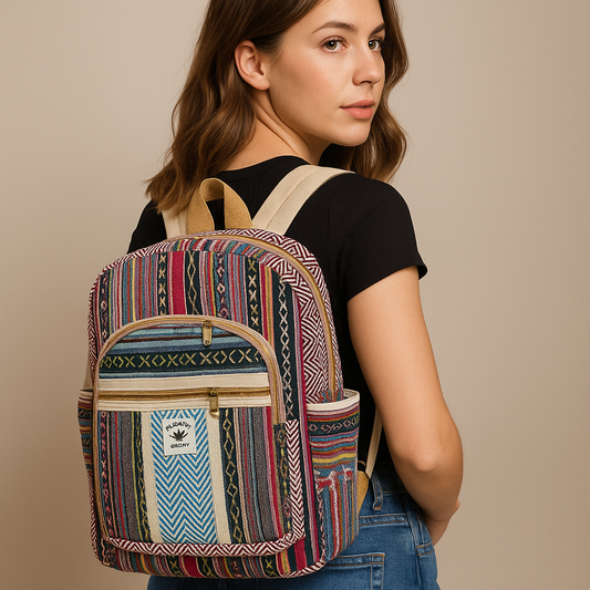 Stylish Bagpack for College Girls Bag Big Size Jute Bag Women