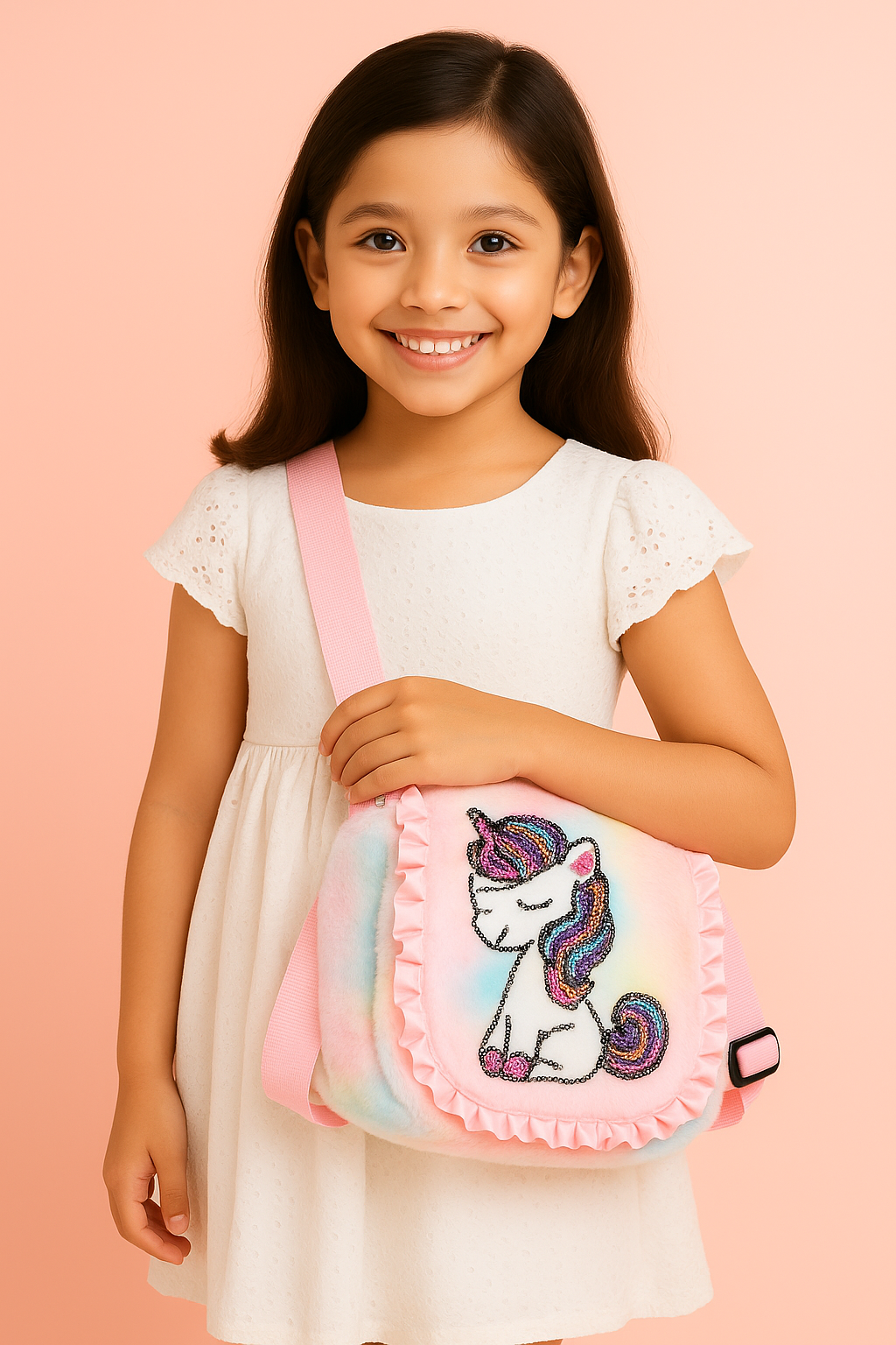 Girls Sling Bag Stylish Slingbag for Girls Cute Kids Side Bag Unicorn Side Bag Girls  (Pack of 2)