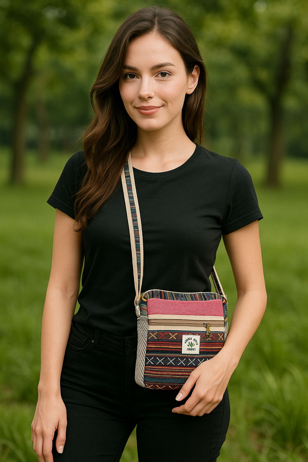 Designer Jute Sling Bags for Women Stylish Side Bag for College Girls Side Purse for Women