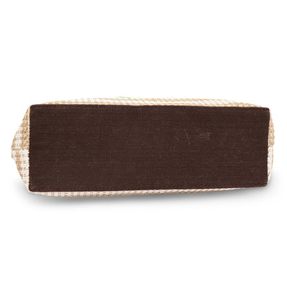 Stylish Hand Bag for Women Big Size Jute Hand Bag for Ladies College Tote Bag with Beautiful Birds Design