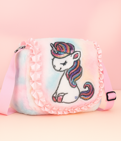 Girls Sling Bag Beautiful Sling Bag for Girls Kids Unicorn Bag for Girls Crossbody Bag Bags