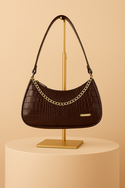 Latest Cross Body Sling Bag for Woman Croco Design Ladies Sling Bags for Women Stylish Purse for Women Sling Bag