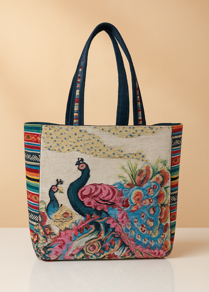 Jute Hand Bag for Women Big Size Shoulder Handbag for Woman Office for Women