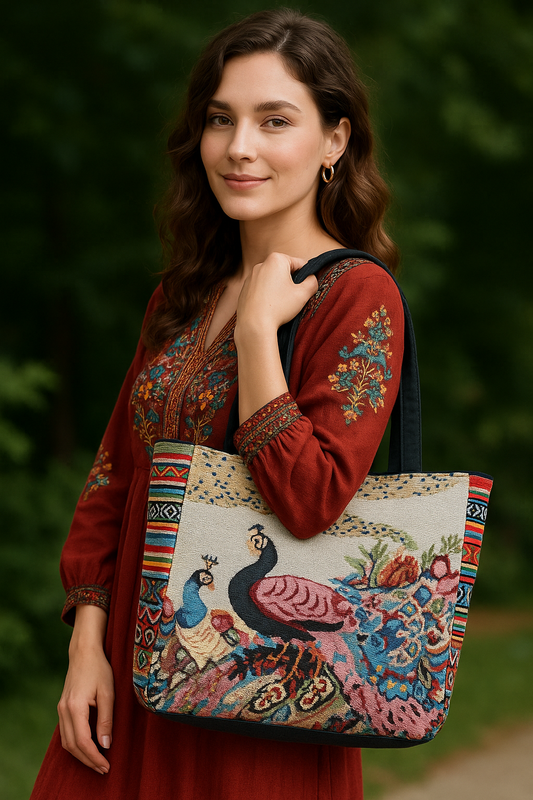 Jute Hand Bag for Women Big Size Shoulder Handbag for Woman Office for Women