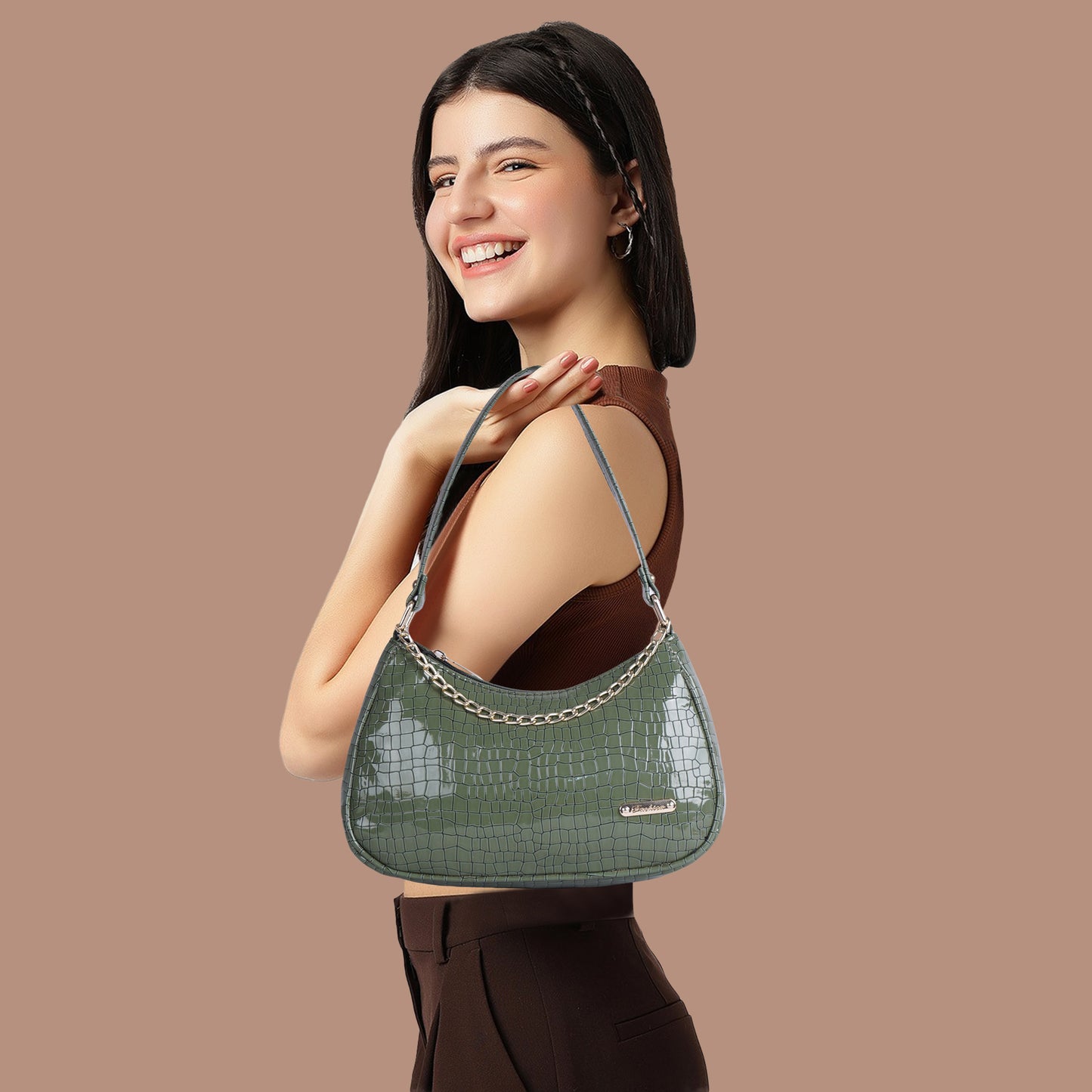 Designer Green Sling Bags for Women Stylish Ladies Side Bag Women Sling Bags